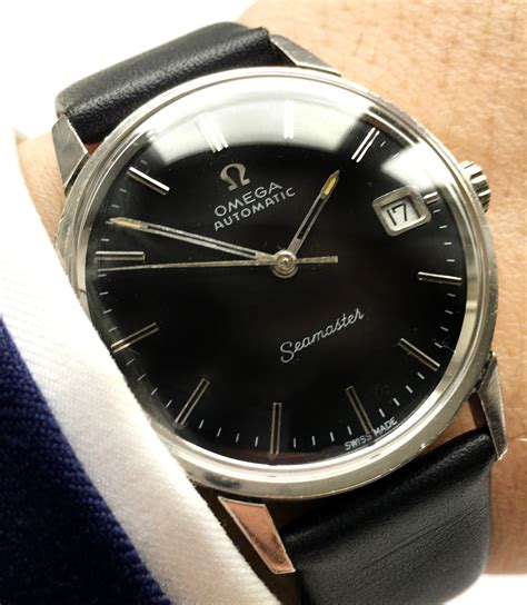 omega seamaster black dial